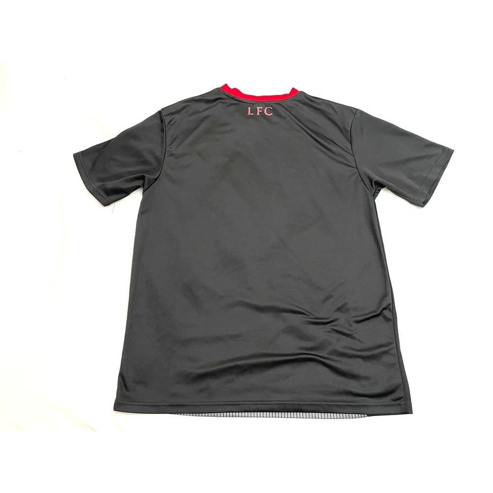 Liverpool FC Soccer Jersey Mens Large Black Grey Icon Sports Group LFC Shirt - Picture 6 of 7